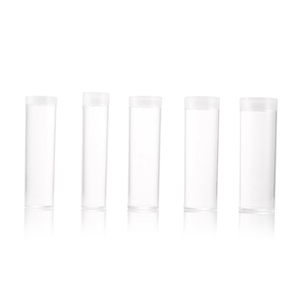 Hot selling plastic coin case holder clear tube for coin 32MM