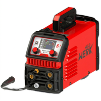 Nouvelle soudeuse MIG sans gaz 3-en-1 220V à moteur CC, soudeuse à l'arc manuelle à onduleur pour métaux
