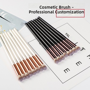 Blending Eyeshadow Brush Soft Synthetic Fiber Wooden Handle Multi Function <b>Eye</b> Makeup Tool - Product Image 2