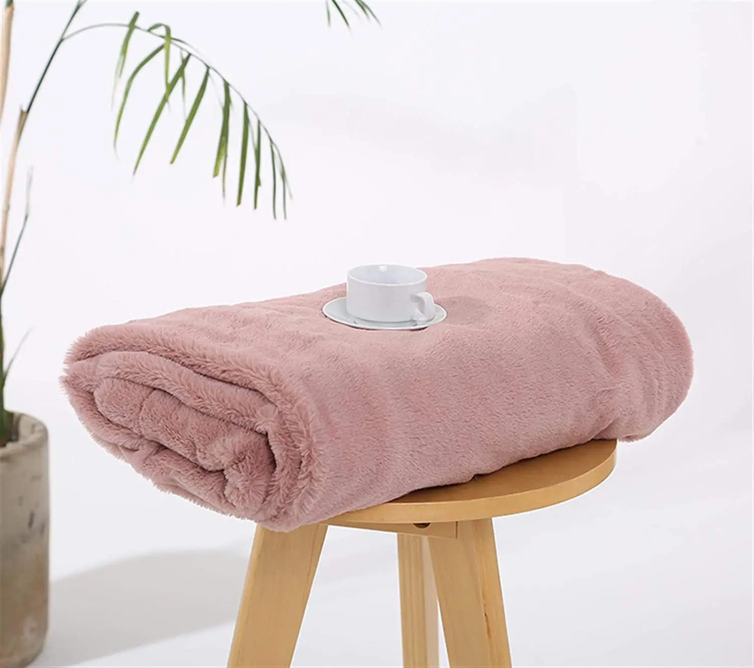 Bed Living Room Solaron Blanket Fashion Small Solid Color Super Soft Plush Blankets For Winter