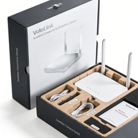 Boîte de protection premium pour routeur WiFi portable, emballage en carton ondulé rigide avec joint inviolable