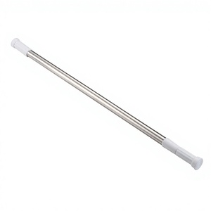 Heavy duty shower rod, <b>Tension</b> rod, Clothing hanging rod - Product Image 1
