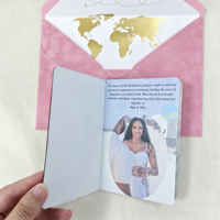 Invitations de mariage en gros : Passeports et cartes d'embarquement personnalisés avec impression photo – Livret invitation mariage destination