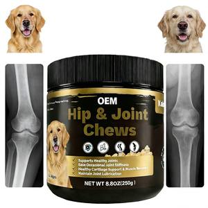 Wholesale High-Protein Pet Hip Joint Support Chews with Natural <b>Glucosamine</b> & Turmeric for Joint Protection Vitamins & Minerals - Product Image 1