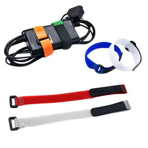 Personalizado Gancho e <span class=keywords><strong>Loop</strong></span> 100% Nylon Velcroes Velcroes Cable Tie Nylon Strap Cable Tie Cinch Strap Buckle Patch Velcroes - Product Image 4