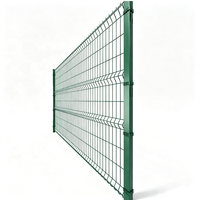 Clôture de sécurité 3D courbée 2,0 m x 2,5 m |   Clôture de sécurité haute sécurité en PVC enduit, durable et écologique, pour chantier de construction