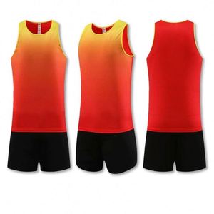 Ensemble de performance pour hommes : Débardeur respirant en maille à séchage rapide, personnalisé avec l'emblème de l'équipe, idéal pour le marathon et l'entraînement, haute qualité - Product Image 2