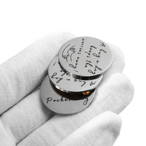 Promotion chaude personnalisée sans <span class=keywords><strong>frais</strong></span> <span class=keywords><strong>de</strong></span> moule pièces <span class=keywords><strong>de</strong></span> défi en argent gravées au laser imprimables en acier inoxydable - Product Image 3