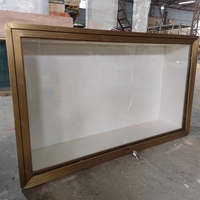 Vitrine murale personnalisée pour salon VIP, vitrine d'exposition pour musée, galerie, exposition, armoire en verre trempé pour salle d'exposition de luxe
