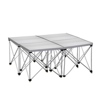 Table de tir Portable en aluminium, 95x95cm, avec sac de transport, E-IMAGE PST-10 300kg