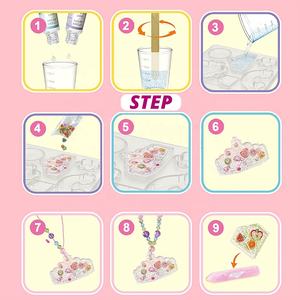 Hediyeler için çocuklar için kristal kolye Suncatchers eğitici oyuncak ile kendi DIY anahtarlıklar ve pencere sanatı oluşturun - Product Image 5