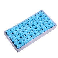 Boîte de 50 pièces de savon de bain parfumé fleur Rose boîte fleur Rose ensemble de savon pétales meilleures idées de cadeaux pour femmes adolescentes filles maman anniversaires