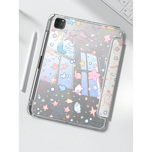Y‑Fold Hard iPad Case With Pen Slot Protective Cover for iPad 9th Gen 10.2 Air5/6/<b>7</b> Pro 11 Inch <b>Tablet</b> - Product Image 3