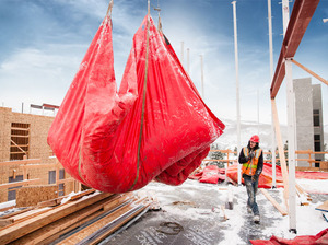 Bâche enduite de PVC résistante aux intempéries Bollison/bâche de levage de déneigement/pour tapis de lavage de voiture tapis de confinement de neige au sol - Product Image 4