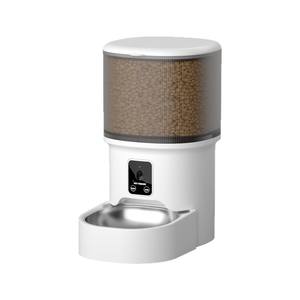 Distributeur automatique de nourriture pour animaux de compagnie, 4L, bol en acier inoxydable, contrôle par application, caméra, alimentation automatique pour animaux aquatiques, forme arrondie, détachable - Product Image 2