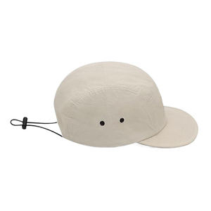 Venta al por mayor personalizable 5-Panel de ala plana gorra de camping correa elástica negro nueva temporada todos al aire libre aplicable Impresión de logotipo - Product Image 5
