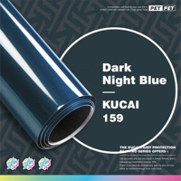 Film de protection de peinture automobile KUCAI 1,52*17 mètres bleu nuit foncé pour covering de véhicule