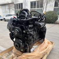 Motor Cummins DCEC QSB6.7 de 6 Cilindros, Ensamblaje de Motor Diésel Dongfeng Cummins de China, Motor QSB6.7 QSB6.7-C185 para Montacargas