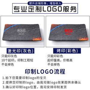Creative <b>melamine</b> <b>plate</b>, flat <b>plate</b>, imitation porcelain, commercial barbecue <b>plate</b>, hot pot restaurant beef <b>plate</b>, tableware - Product Image 5