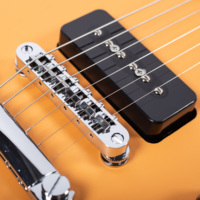 LP Mahogany 6-String Electric Guitar Gloss Solid Top HPL Fingerboard OEM Professional