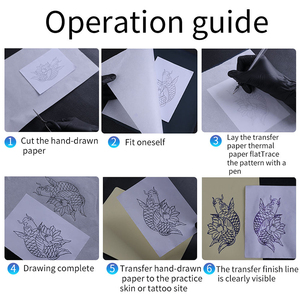 Rollo de Papel para Plantillas de Tatuajes de 30 m, Papel de Transferencia para Accesorios de Tatuaje y Uso en Fotocopiadoras - Product Image 3