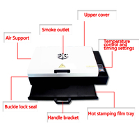 Mesin Pengering Oven DTF Printer, Mesin Pengeras Film PET, Mesin Pemanas Bubuk Hot Melt, Oven A3 A4, Pencetakan Transfer Langsung ke Film