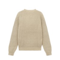 AiNear Vente en gros Design de logo personnalisé Oem & Odm Pull décontracté à manches longues et col rond gaufré pour hommes 100% coton tricoté