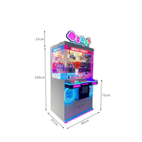 Machine à griffes personnalisée pour cadeaux à monnayeur avec fonction de préhension de prix à chaud