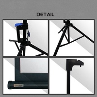 Écran de projection portable Seeball 100 pouces, blanc mat, avec trépied, pliage rapide, 4K HD, 16:9, pour extérieur et intérieur, garantie 1 an