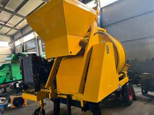 Pompe à béton électrique/diesel professionnelle à vendre avec pompe résistante à l'usure pour le coulis - Product Image 3