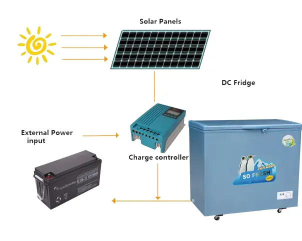 Hot sale AC/DC solar 12v 24v 220v 110v chest freezers solar deep freezer
