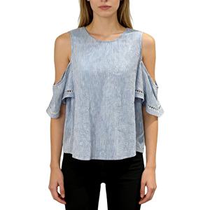 <span class=keywords><strong>Blusas</strong></span> de Mujer de Alta Calidad, Diseño Nuevo y Personalizado, Estilo Dulce, Casual, Color Azul Cielo - Product Image 1