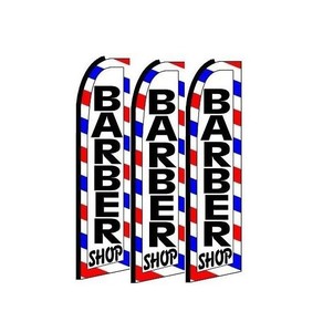 Outdoor Promotional High Quality Advertising Barber Feather Rectangle Teardrop Beach Flag Flying <b>Banners</b> - Product Image 4