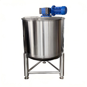 Tanque de Mezcla de Acero Inoxidable de Grado Industrial con Agitador para Procesamiento Químico - Product Image 1