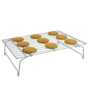 Stapelbaar Cooling Rekken Voor Bakken Cookie Bakkerij Cake Voedsel Keuken Gebakjes Draad Rack
