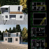Plans de bungalows, cabines de camping, maisons préfabriquées en conteneurs, hébergements préfabriqués, barges à vendre, fourgon en conteneurs
