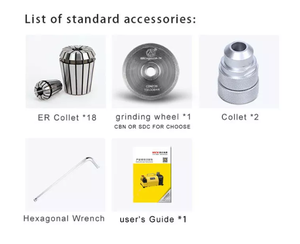 Mrcm MR-20G khoan bit mài dao mài 3-20mm Phạm vi Mài động cơ độ chính xác cao 120W - Product Image 5