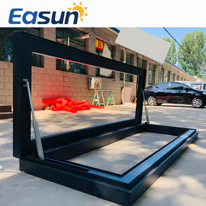 Lucernari elettrici in vetro doppio per il Patio lucernario Auto con sistema idraulico per la scala e la finestra del seminterrato - Product Image 6