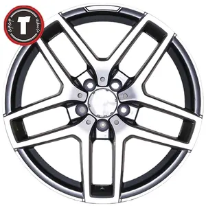 2021 5 Split Spoke with black machine face 17 18 19 inch rines 5 100 fit for passenger car tires