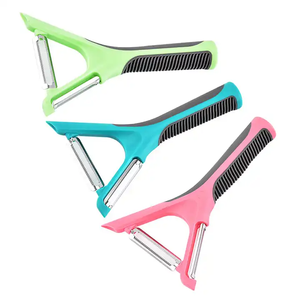 Pelador de patatas y zanahorias en juliana, utensilios de cocina, utensilios de cocina, pelador de frutas y verduras giratorio multifuncional - Product Image 2