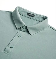 T-shirt Homme Personnalisé à Col Rond en Soie/Coton, Imprimé avec Logo au Dos, Coupe Droite Décontractée, Anti-Plis, Respirant, Haute Qualité