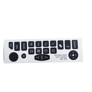 Pegatina de Reparación para Botones de Radio Cadillac 03-05, Adhesivo de PVC Negro, Forma Personalizada - Product Image 4