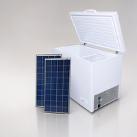 Réfrigérateur commercial à énergie solaire 12V/24V pour supermarché