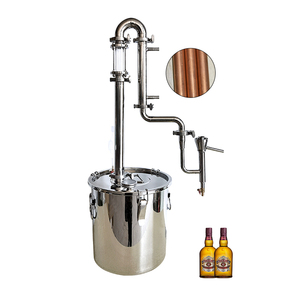 Thiết Bị Chưng Cất Ống Kính Thủy Tinh Bằng Thép Không Gỉ 201 70L Máy Chưng Cất Rượu Máy Chưng Cất Ống Đồng Riêng - Product Image 1