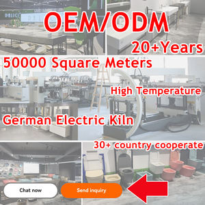 סיטונאי כלים סניטריים קיר רכוב Lavabo כיור גדול גודל מלבני קרמיקה כיורי אמבטיה - Product Image 6