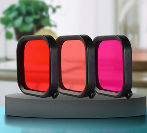 Vente chaude étui de protection étanche accessoires de caméra d'action <span class=keywords><strong>filtre</strong></span> d'objectif rouge rose violet pour <span class=keywords><strong>Gopro</strong></span> <span class=keywords><strong>Hero</strong></span> <span class=keywords><strong>8</strong></span> - Product Image 4