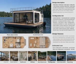Casa Prefabricada Modular <span class=keywords><strong>de</strong></span> Panel Compuesto <span class=keywords><strong>de</strong></span> Aluminio Tipo Cápsula Espacial para Turismo Cultural al Aire Libre, Camping, Pesca, <span class=keywords><strong>Hotel</strong></span> Flotante - Product Image 2