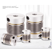 Accouplement souple en acier CR pour machines-outils CNC, type soufflet rigide élastique avec accouplement supérieur à câble métallique