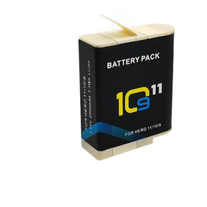 Batería Redonda de 2000mAh para GoPro Hero 10 y Hero 9 Black, Certificación CE y RoHS, Venta al Por Mayor, Celdas Premium de 0 Ciclos - Product Image 1
