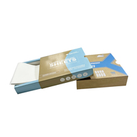 Feuilles de lessive parfumées bio super concentrées, écologiques, sans plastique, élimination profonde des taches, fabrication sur mesure OEM/ODM